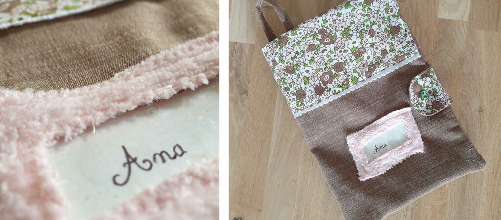 Lot de naissance Ana - Protège carnet